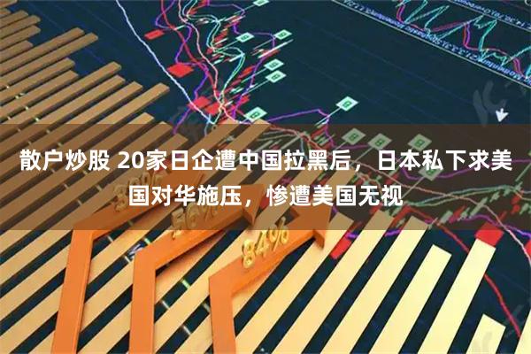 散户炒股 20家日企遭中国拉黑后，日本私下求美国对华施压，惨遭美国无视